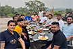 Amid rumours of IPL retirement, MS Dhoni chills with friends at local dhaba in Ranchi